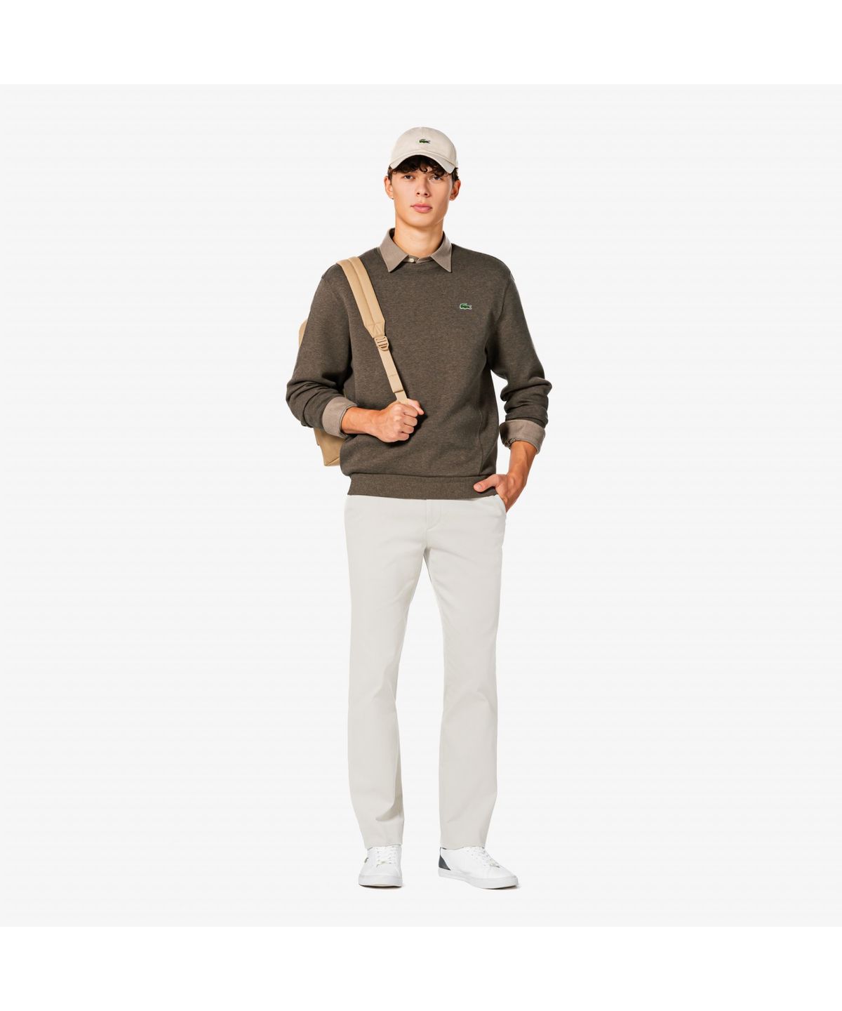라코스테(LACOSTE) 남성 테크니컬 크루넥 스웻셔츠 SH615E-55N SKB