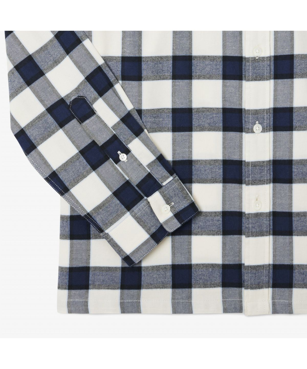 라코스테(LACOSTE) 남성 플란넬 빅체크 셔츠 CH8534-55N BIR