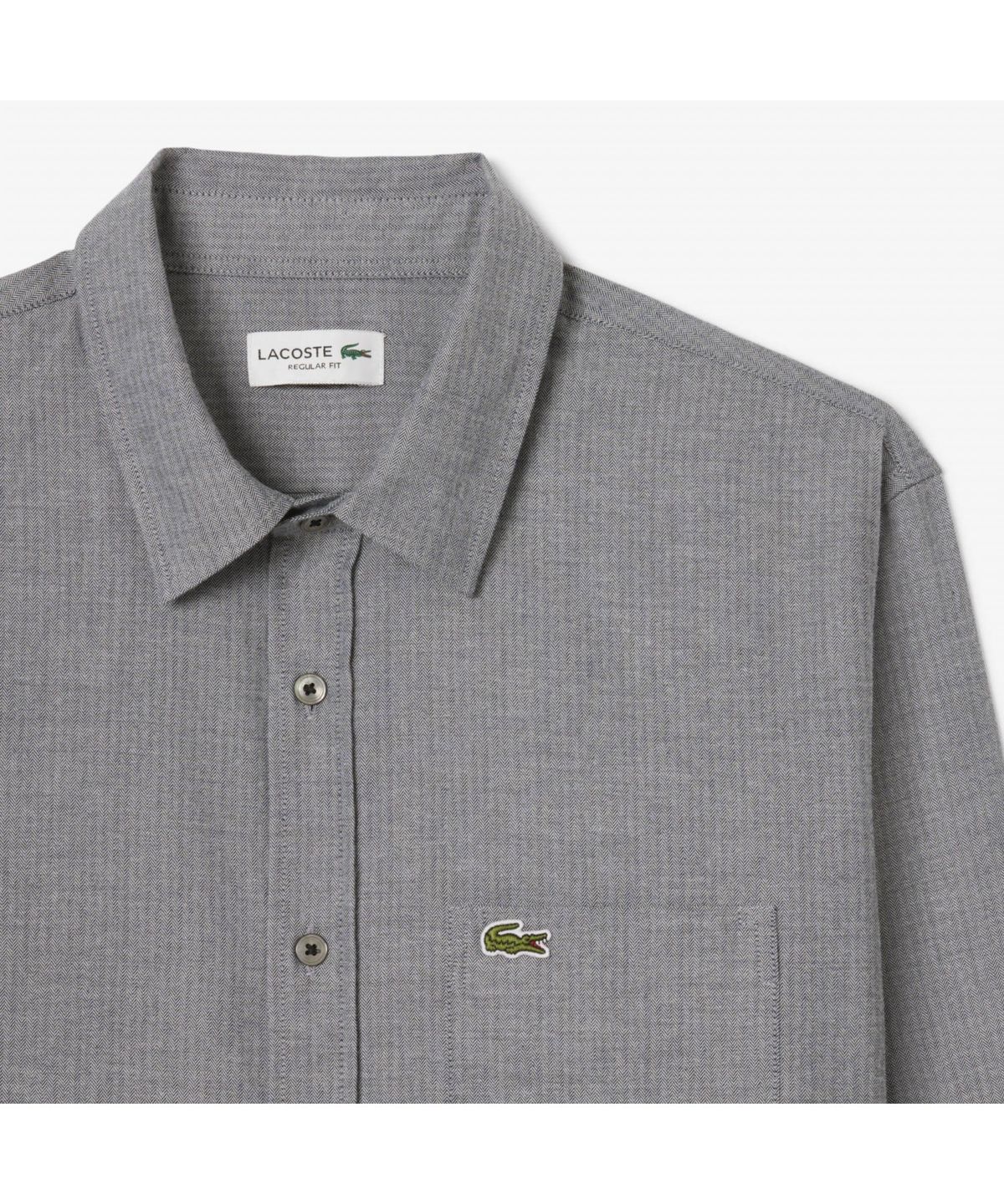 라코스테(LACOSTE) 남성 플란넬 헤링본 셔츠 CH8551-55N HHW