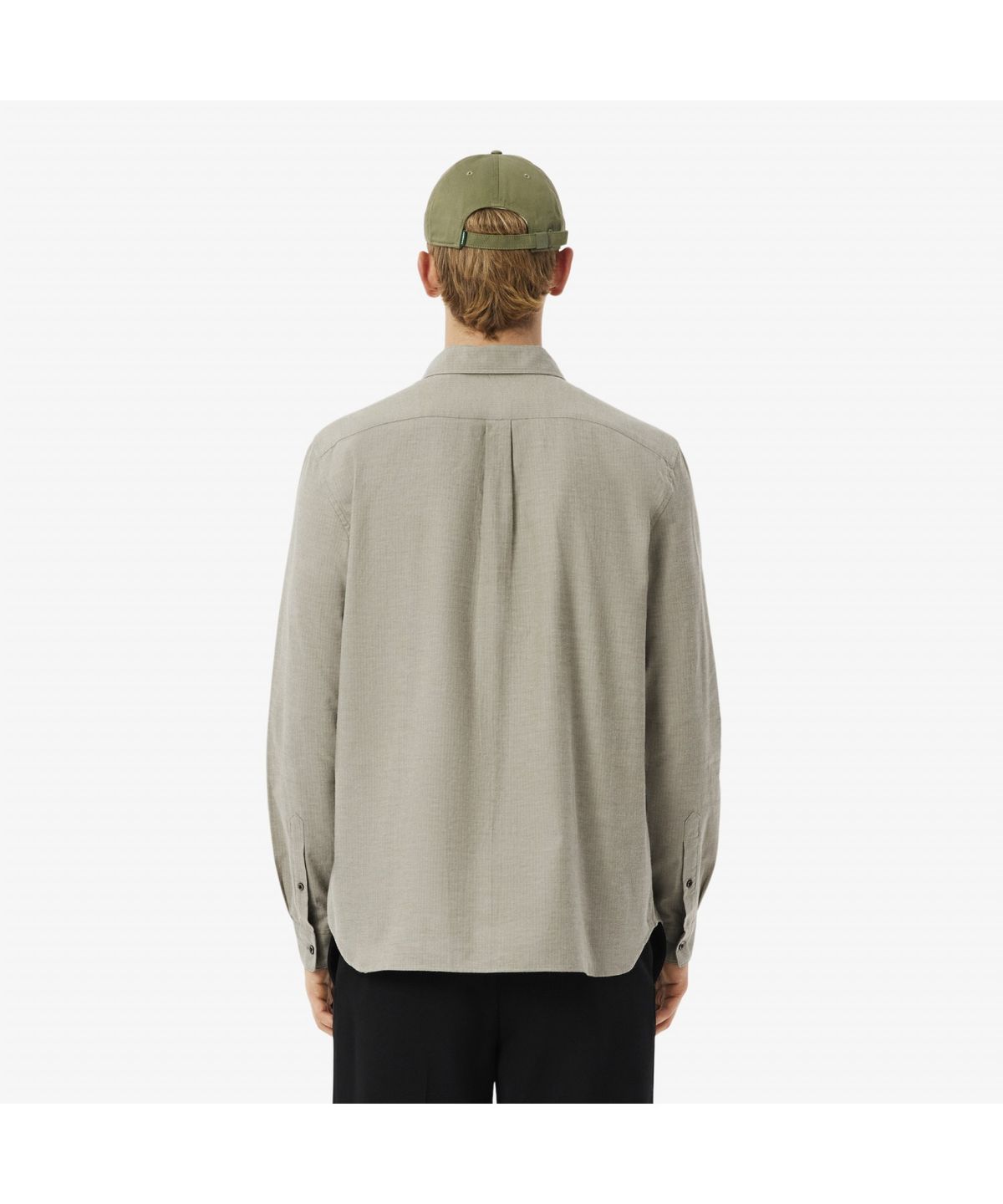 라코스테(LACOSTE) 남성 플란넬 헤링본 셔츠 CH8551-55N J1K