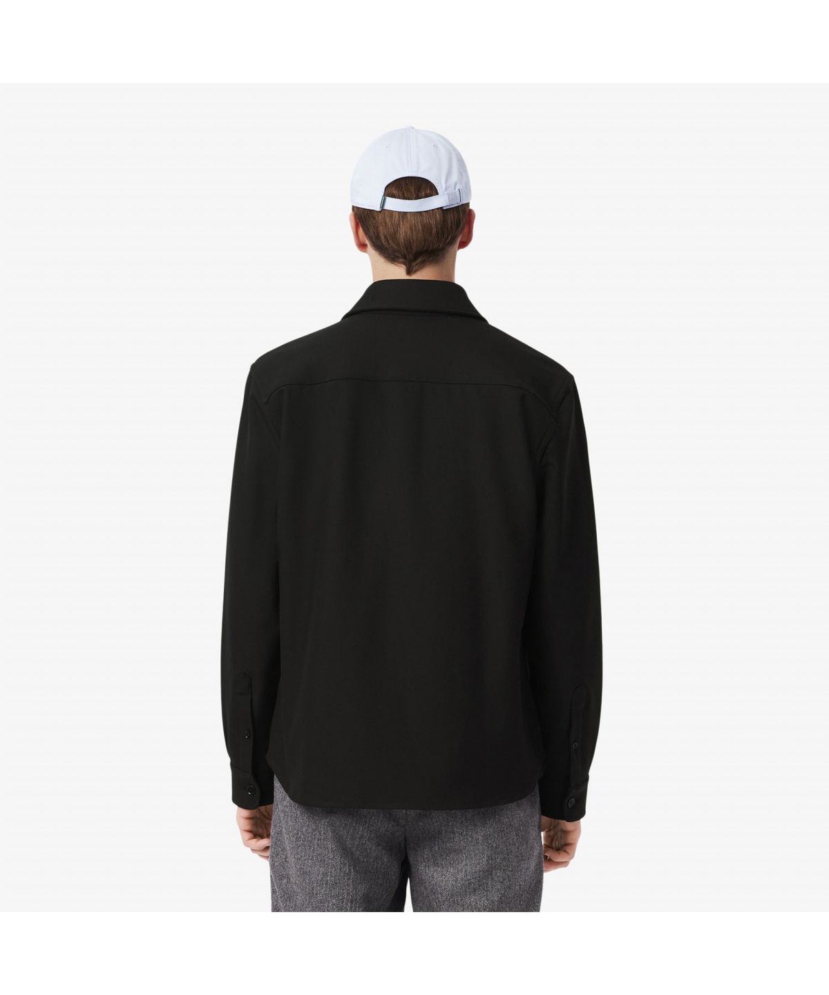 라코스테(LACOSTE) 남성 오버셔츠핏 더블 페이스 셔츠 CH9206-55N 031