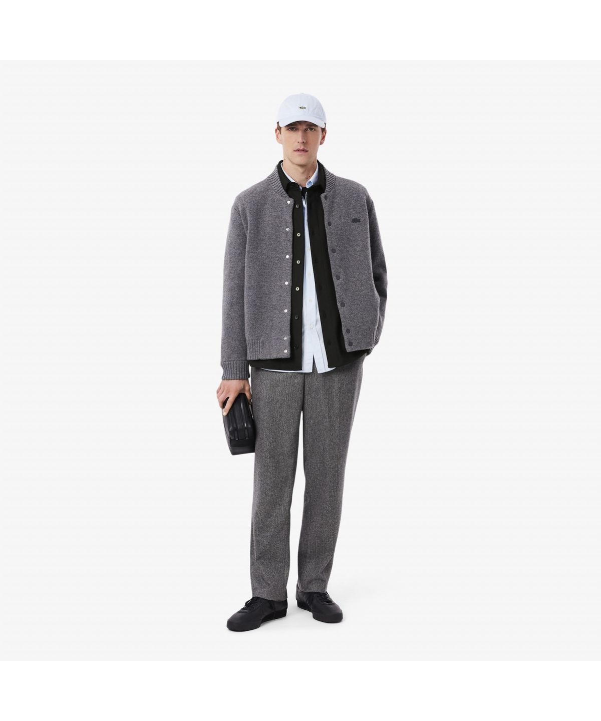 라코스테(LACOSTE) 남성 오버셔츠핏 더블 페이스 셔츠 CH9206-55N 031