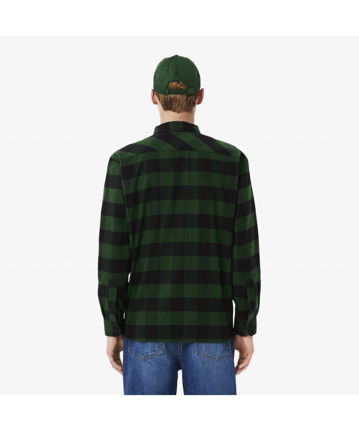 라코스테(LACOSTE) 남성 체스트 포켓 체크 셔츠 CH9210-55N U1Y