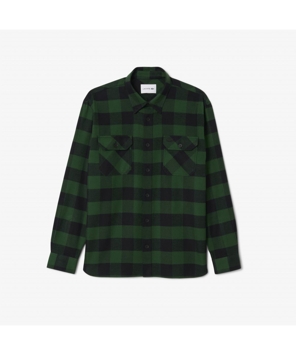 라코스테(LACOSTE) 남성 체스트 포켓 체크 셔츠 CH9210-55N U1Y