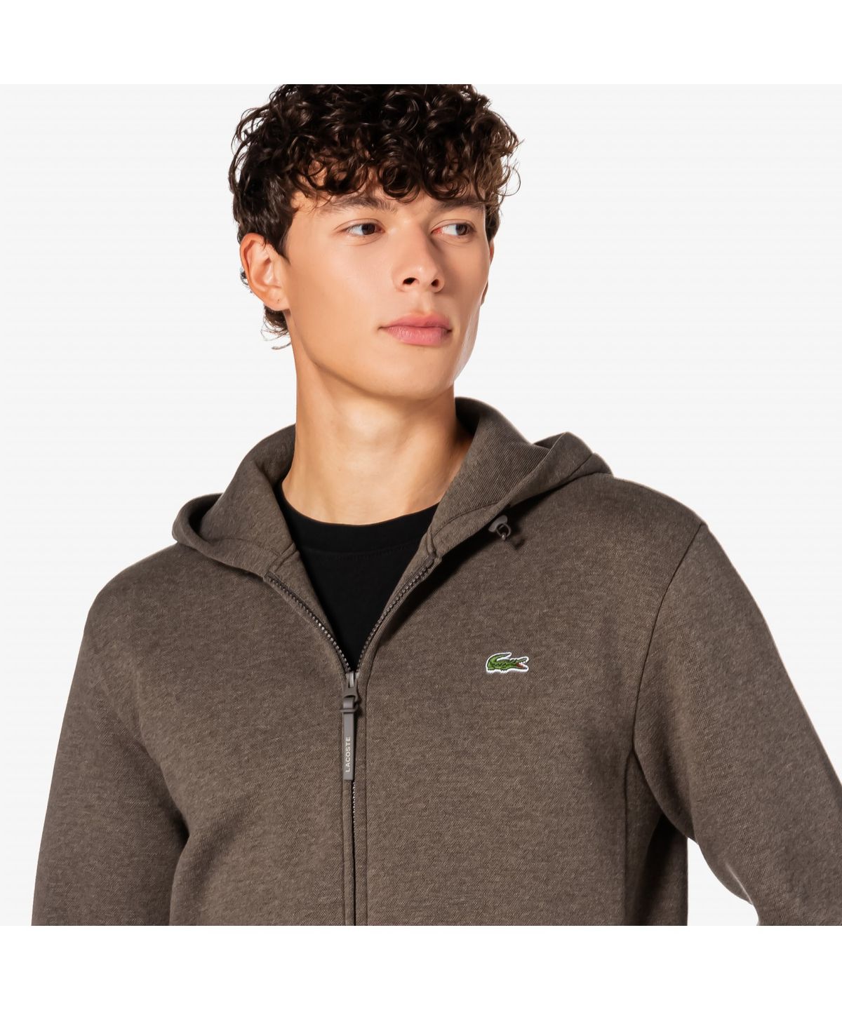 라코스테(LACOSTE) 남성 라코스테 시그니처 테크니컬 후드 집업 SH608E-55N SKB