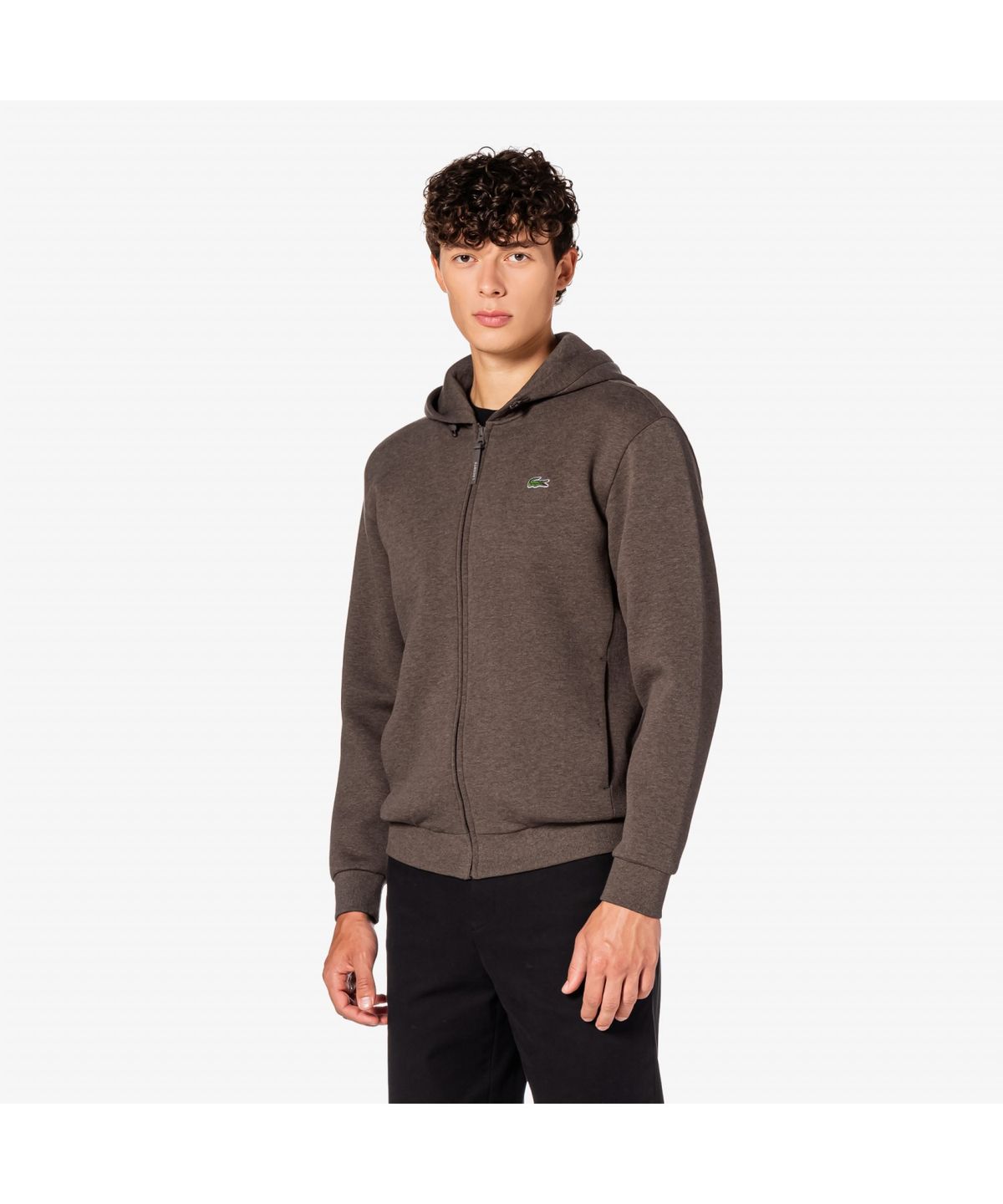 라코스테(LACOSTE) 남성 라코스테 시그니처 테크니컬 후드 집업 SH608E-55N SKB