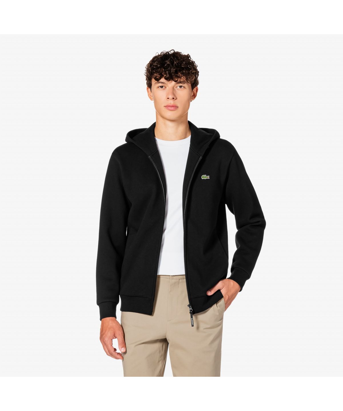 라코스테(LACOSTE) 남성 라코스테 시그니처 테크니컬 후드 집업 SH608E-55N 031