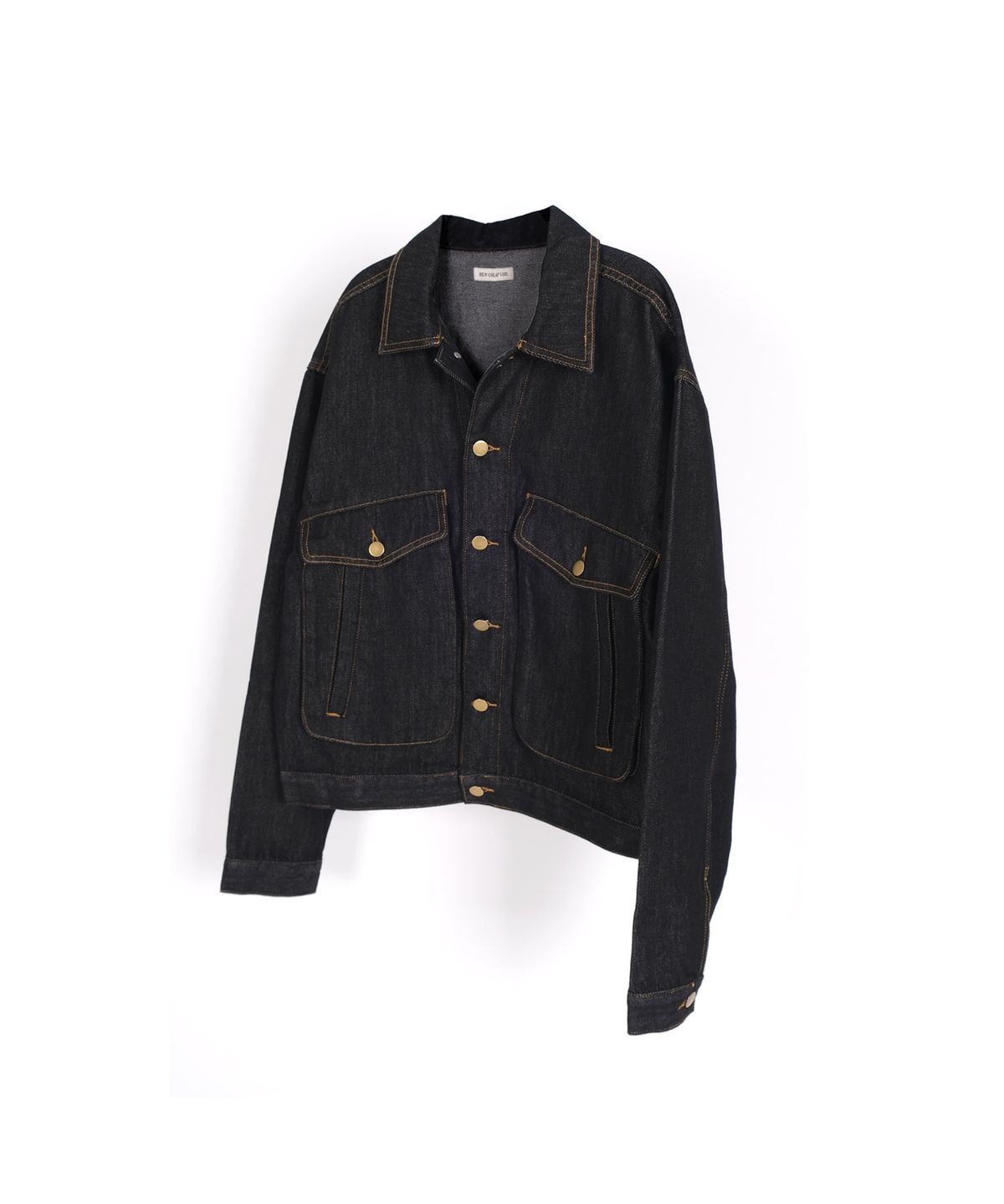 뉴치프시크디피(NEWCHEAPCHICDP) labour raw denim trucker(Indigo)
