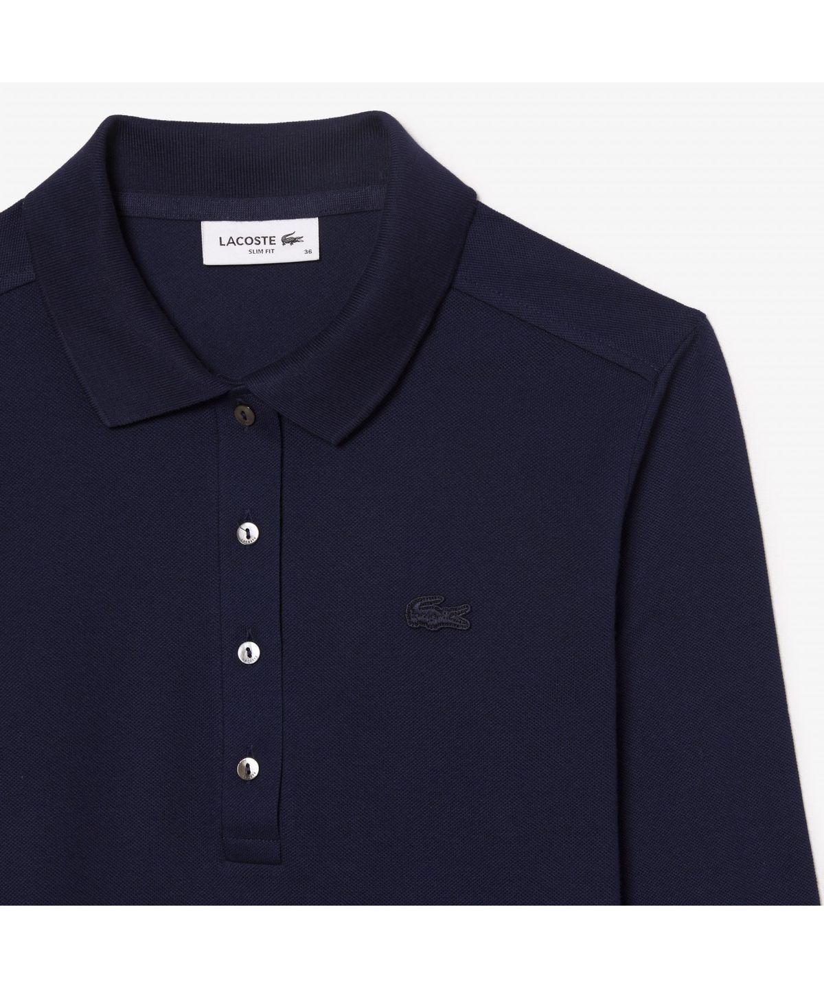 라코스테(LACOSTE) 여성 슬림핏 긴팔 폴로 셔츠 PF5464-55N 166