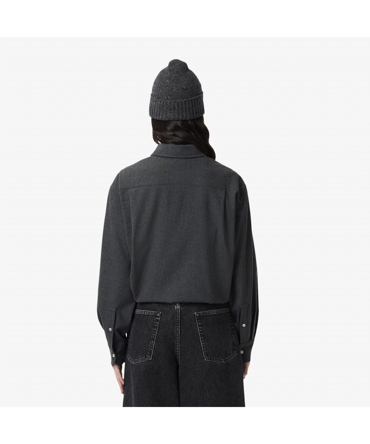 라코스테(LACOSTE) 여성 플란넬 폴로 탑 CF5440-55N 050