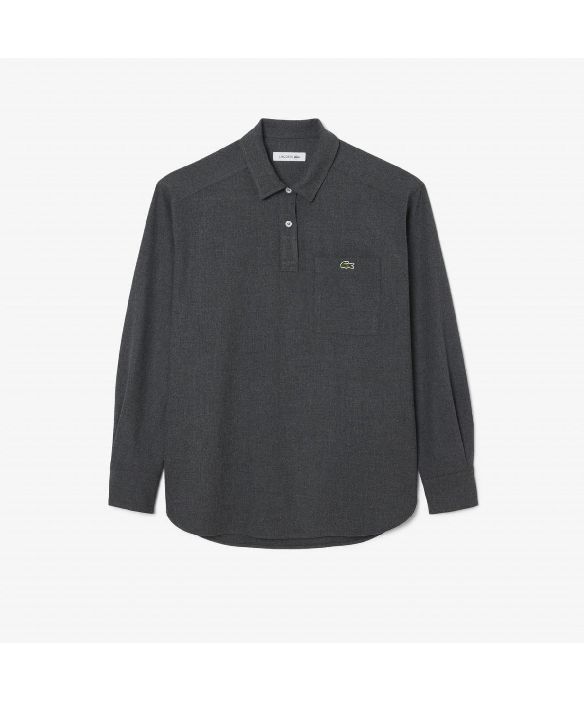 라코스테(LACOSTE) 여성 플란넬 폴로 탑 CF5440-55N 050