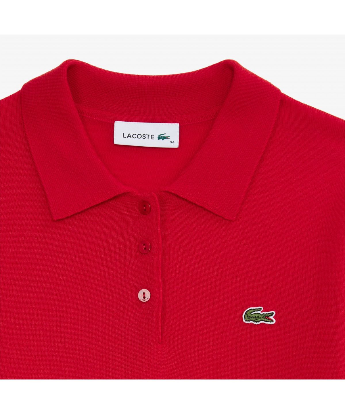 라코스테(LACOSTE) 여성 베이직 긴팔 스웨터 폴로 AF793E-55N 240