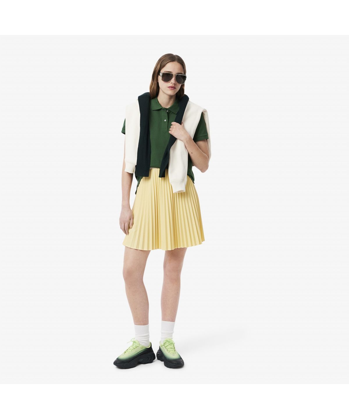 라코스테(LACOSTE) 여성 레귤러핏 반팔 폴로 셔츠 PF7839-55N 132