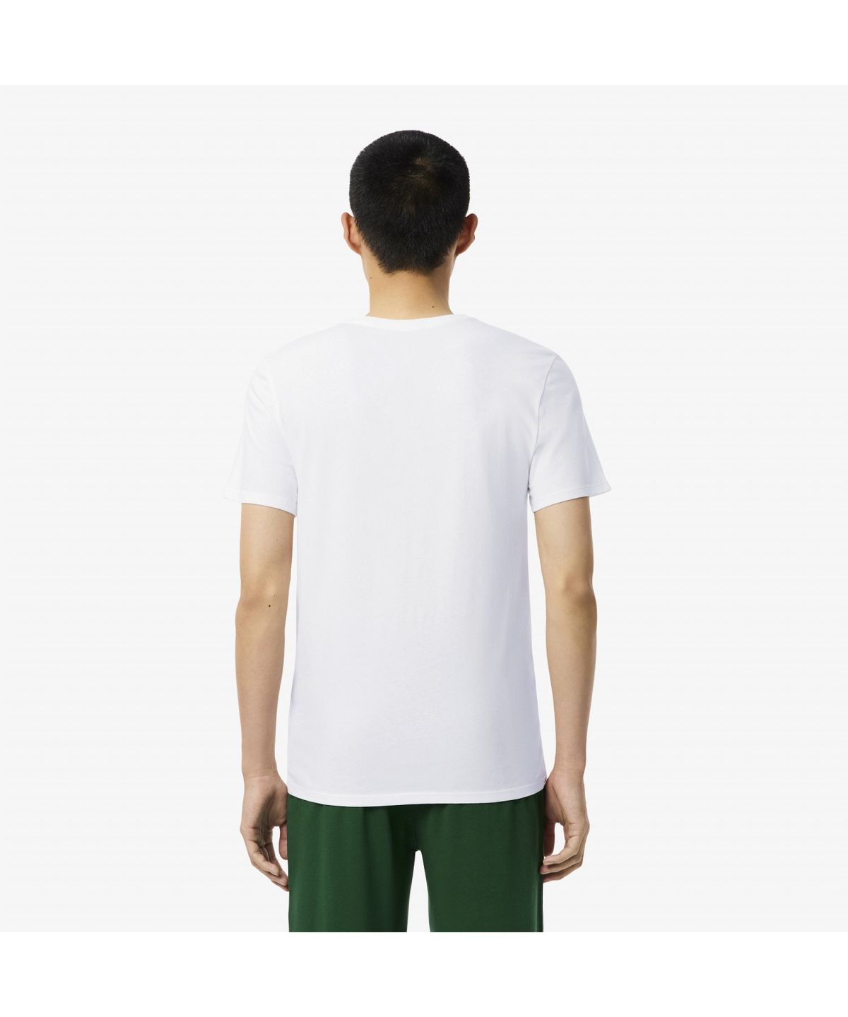 라코스테(LACOSTE) 남성 베이직 브이넥 코튼 티셔츠 3PACK TH9008-55N 001