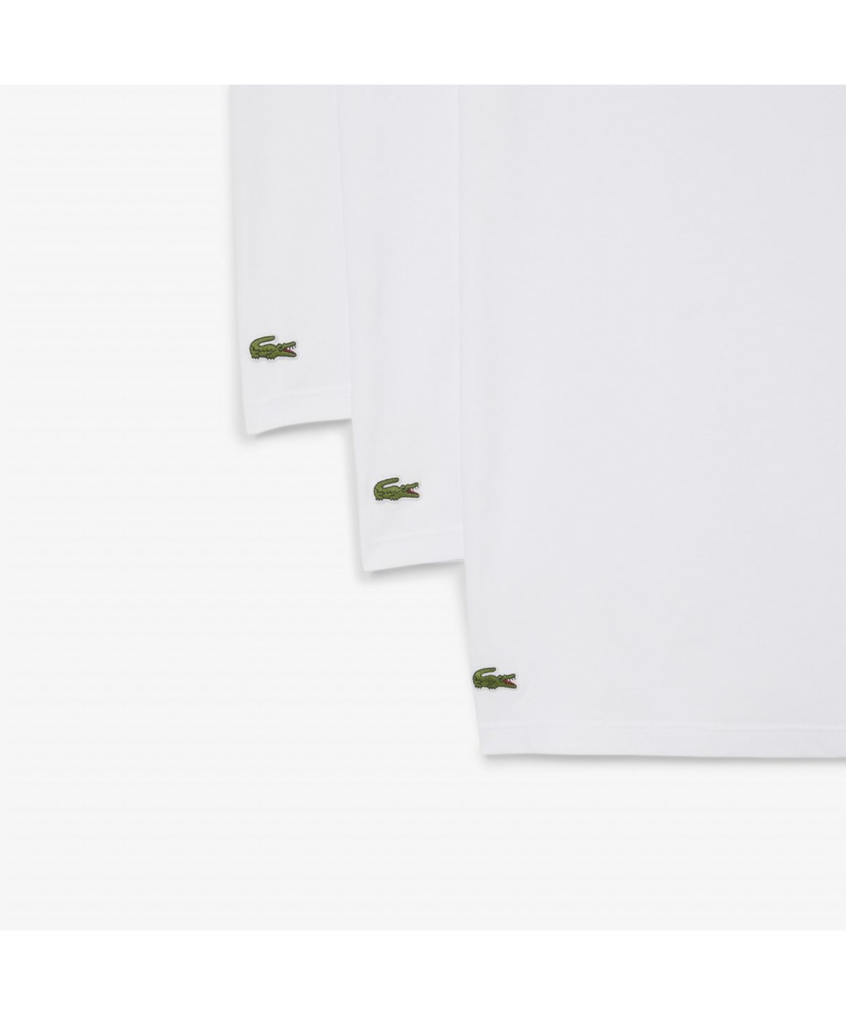 라코스테(LACOSTE) 남성 베이직 브이넥 코튼 티셔츠 3PACK TH9008-55N 001