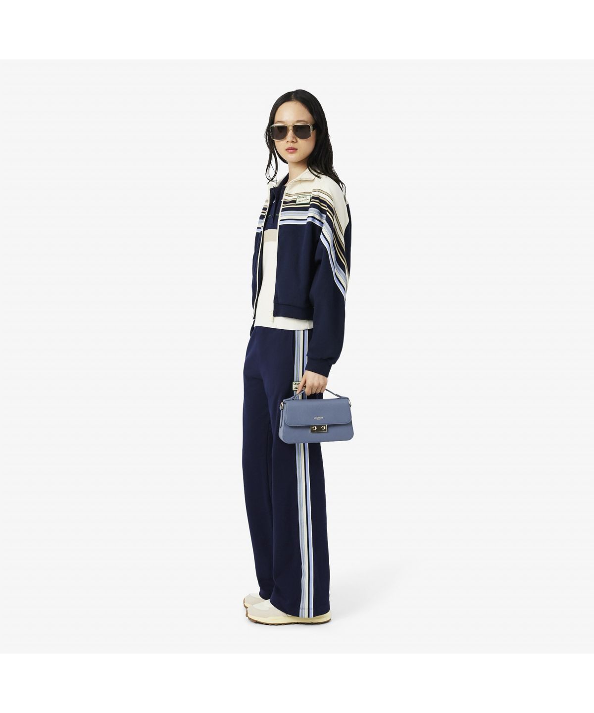 라코스테(LACOSTE) 여성 MIF 컬러블럭 폴로 스웨터 AF4009-55N 9IY