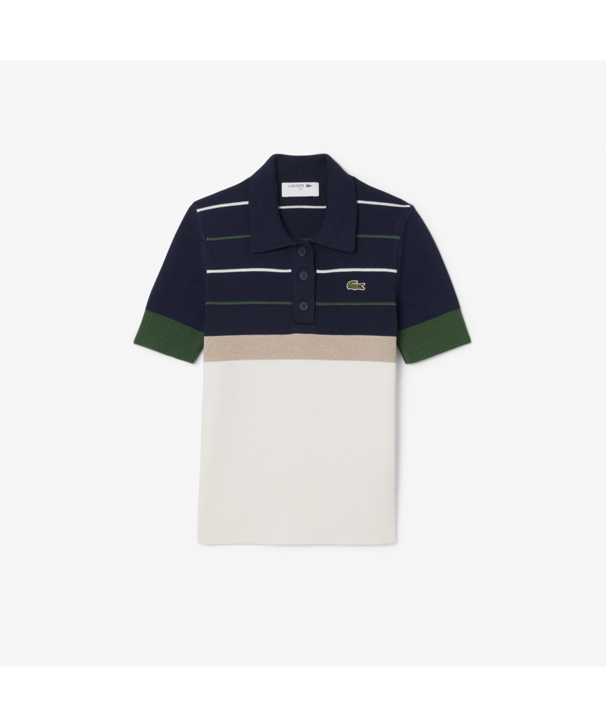 라코스테(LACOSTE) 여성 MIF 컬러블럭 폴로 스웨터 AF4009-55N 9IY