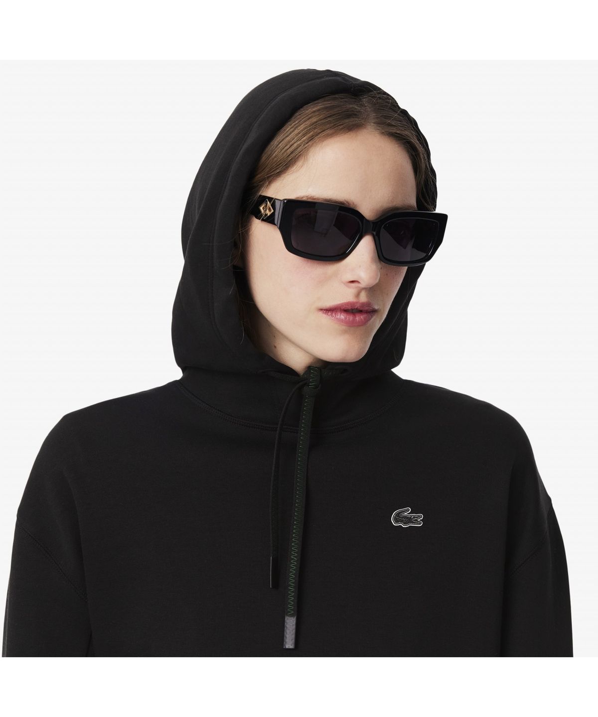 라코스테(LACOSTE) 여성 더블페이스 액티브 후드 스웻셔츠 SF0281-55N 031