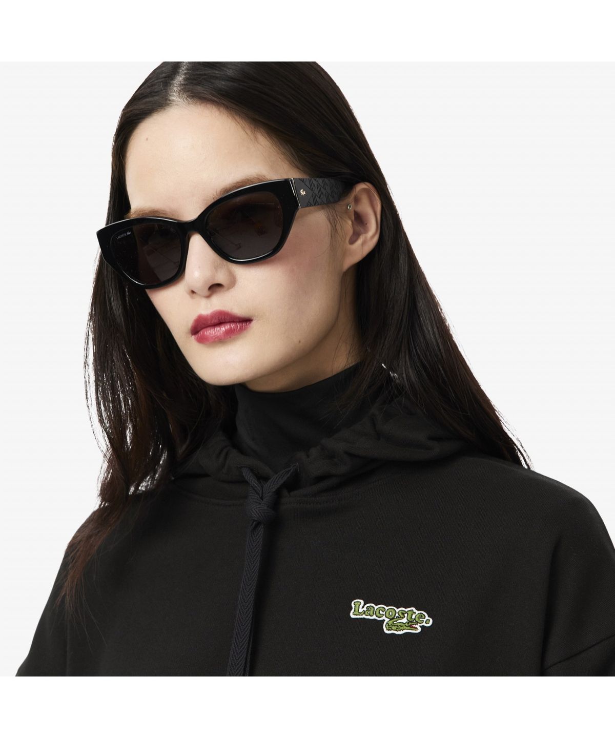 라코스테(LACOSTE) 여성 소프트브랜딩 후드 스웻셔츠 SF7607-55N 031