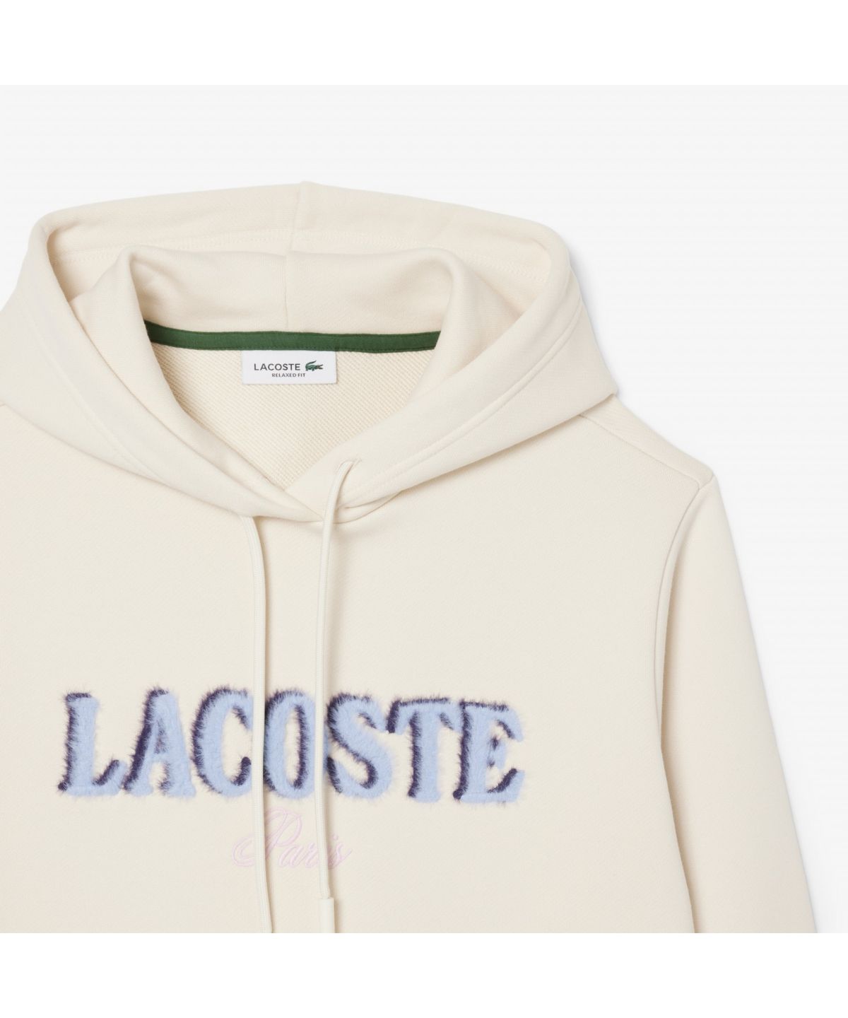 라코스테(LACOSTE) 여성 플러피 레터링 후드 스웻셔츠 SF5243-55N XFJ