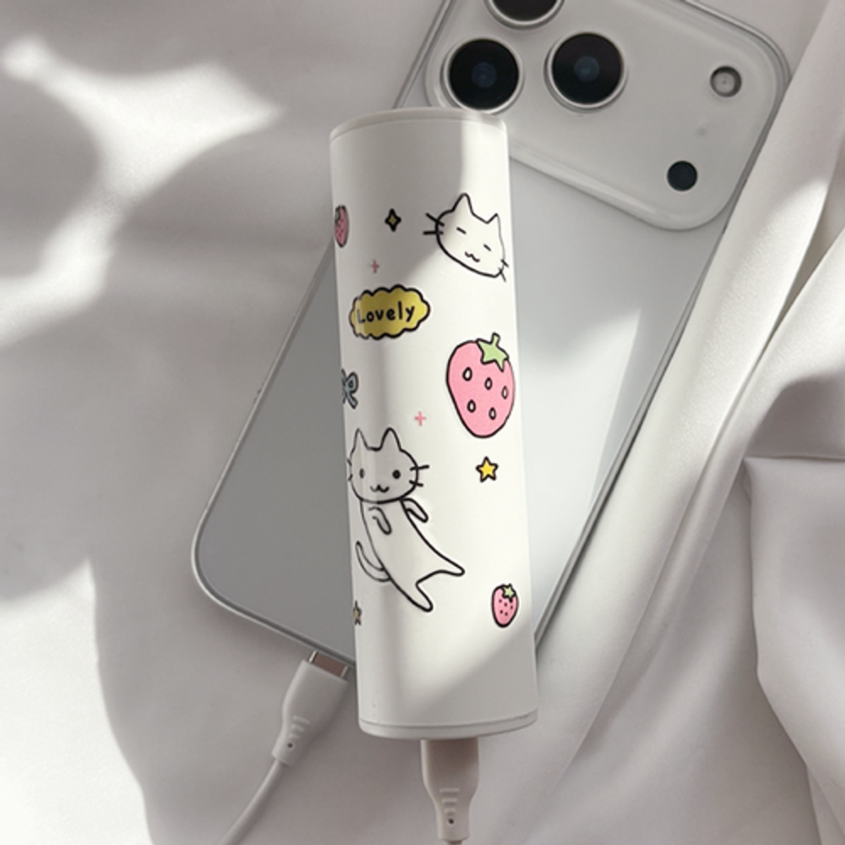 이레케이스앤굿즈(IRECASEGOODS) 라운드 전자핫팩 양면 손난로 보조배터리겸용 5000mAh 충전식