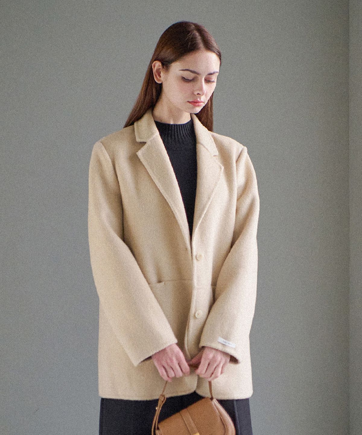 블랑유(BLANCU) 소프트 테일러드 핸드메이드 코트_2 Colors