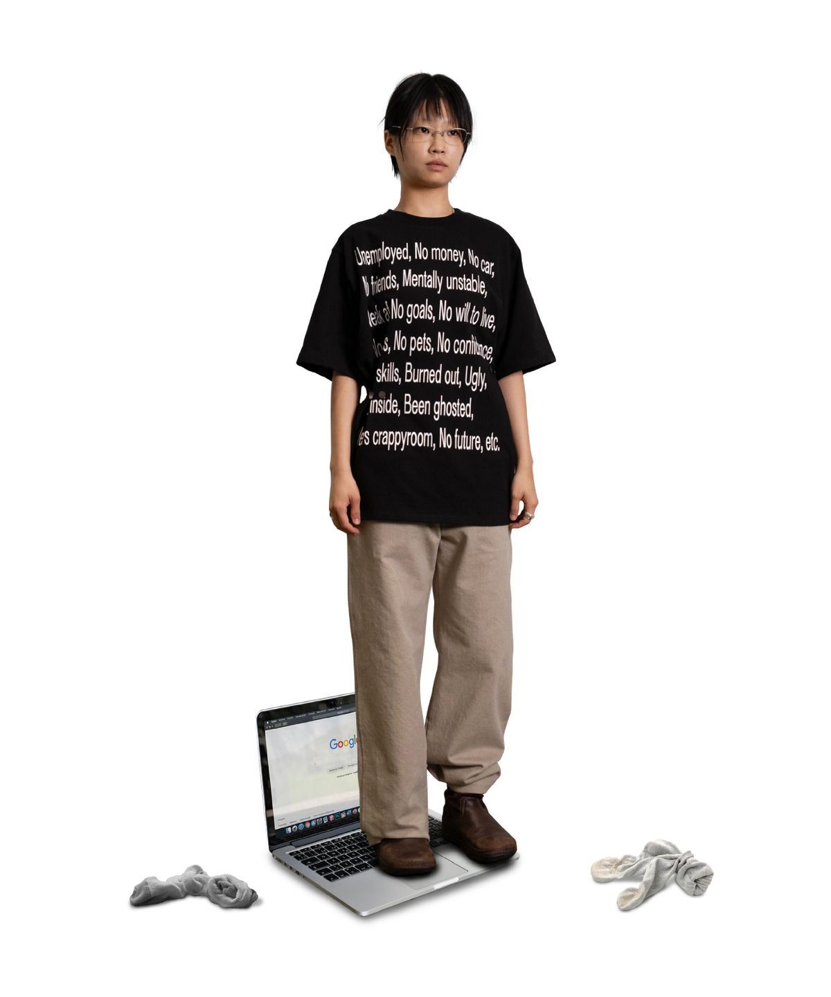 크래피룸(CRAPPYROOM) LOSERS’ UNIFORM (BLACK)