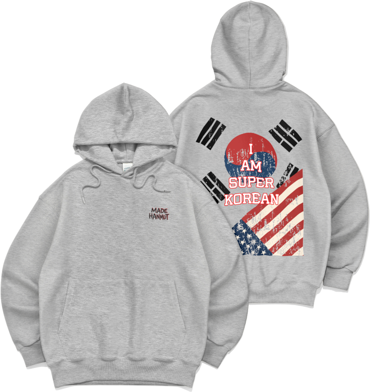 메이드한멋(MADEHANMUT) [기모선택] KOR X USA 후드티셔츠