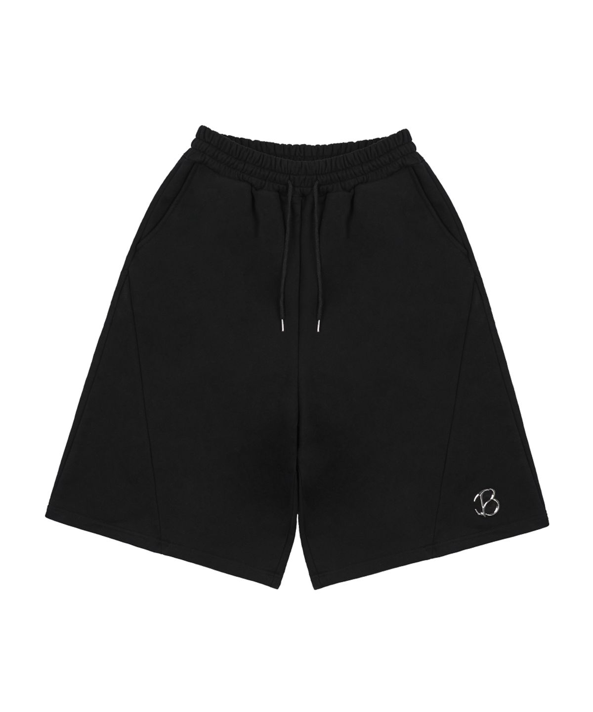 본엑스(BORNX) B Signature Bermuda Sweat Pants (Black)