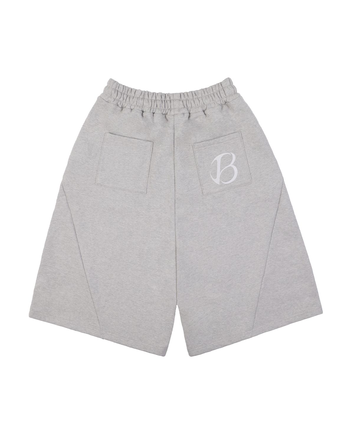 본엑스(BORNX) B Signature Bermuda Sweat Pants (Gray)