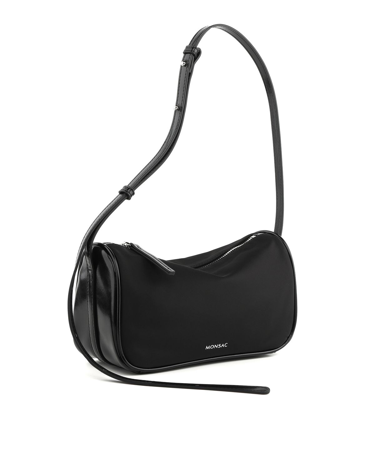 몽삭(MONSAC) 몽삭 클로이 Nylon 숄더백 미디움 블랙 AP15-2515-BN