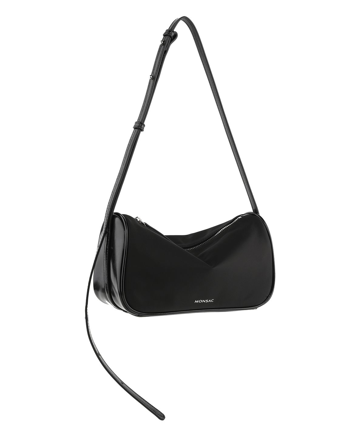 몽삭(MONSAC) 몽삭 클로이 Nylon 숄더백 미디움 블랙 AP15-2515-BN
