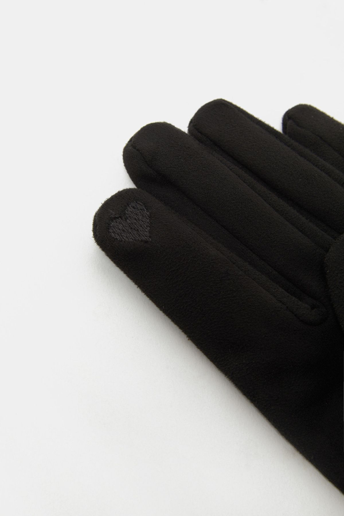 쿠론(COURONNE) Fur Trim Gloves_RCHAX25641BKX