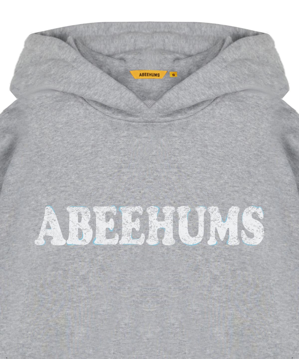 어비험즈(ABEEHUMS) 빈티지 로고 후드 스웨트셔츠 ABH357-108 멜란지그레이