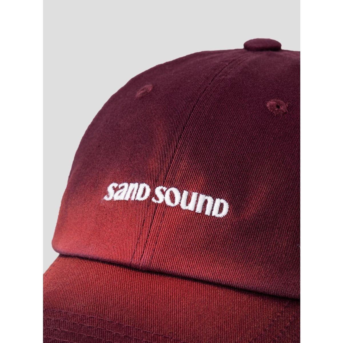 샌드 사운드(SAND SOUND) (UNISEX) 코튼 워싱 볼캡  레드