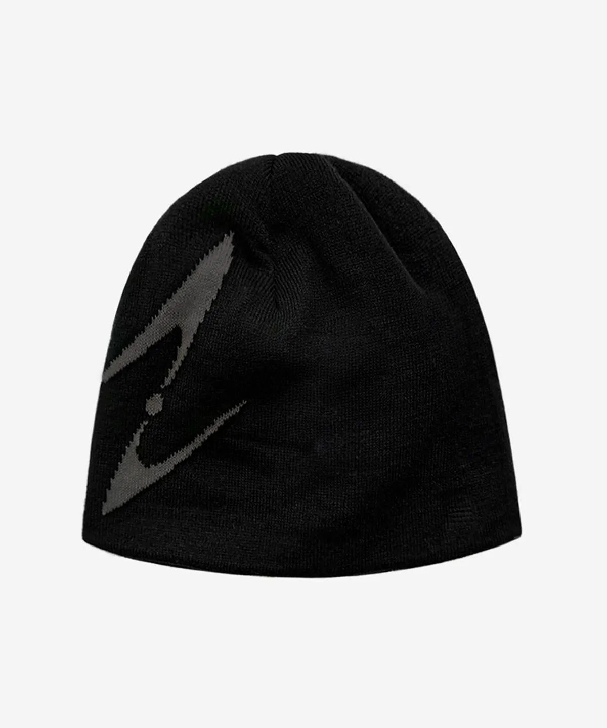 비엘알(BLR) BLR Curved Logo Beanie Black/Gray