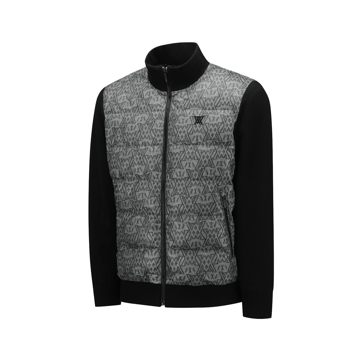 어뉴골프(ANEW GOLF) MEN WI BIG LOGO HYBRID DOWN JACKET_GR