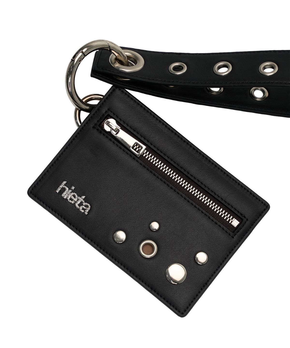 히에타(HIETA) Zoey Wallet Keyring / Black