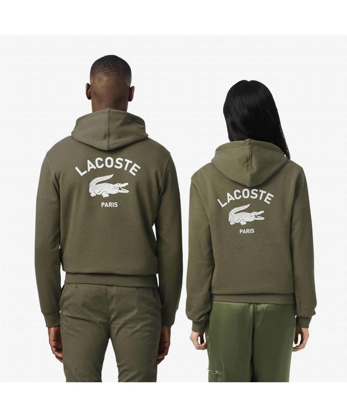 라코스테(LACOSTE) 남성 소프트 브랜딩 후드 스웻셔츠 SH2740-55N E9F