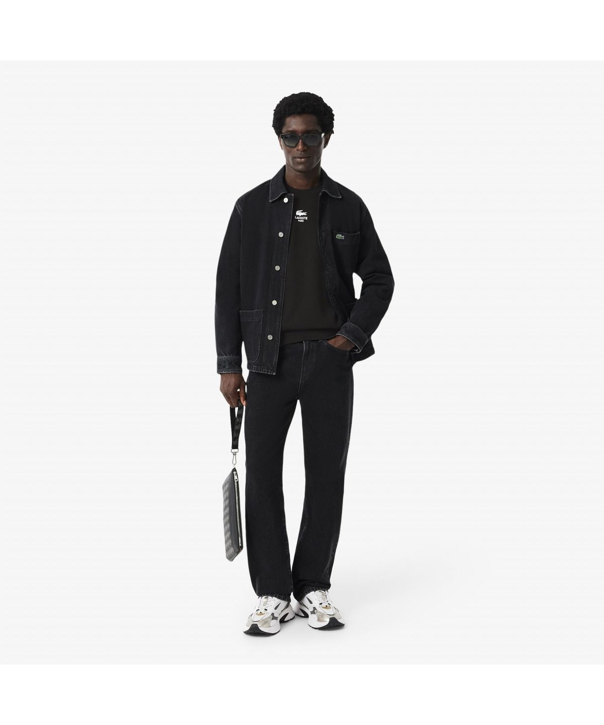 라코스테(LACOSTE) 남성 소프트 브랜딩 크루넥 스웻셔츠 SH2736-55N 031