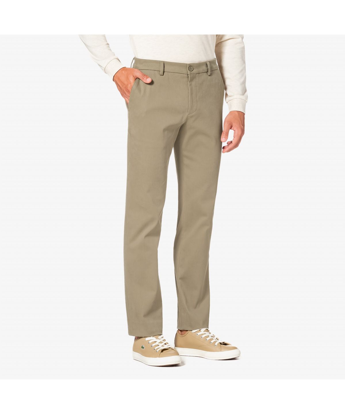 라코스테(LACOSTE) 남성 골조직 테이퍼드 치노 HH530E-55N 02S
