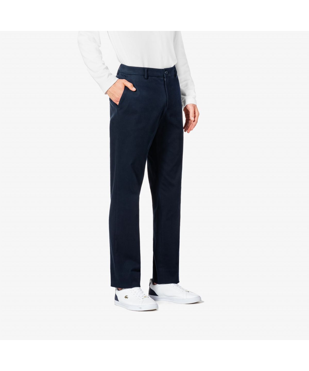 라코스테(LACOSTE) 남성 골조직 테이퍼드 치노 HH530E-55N HDE