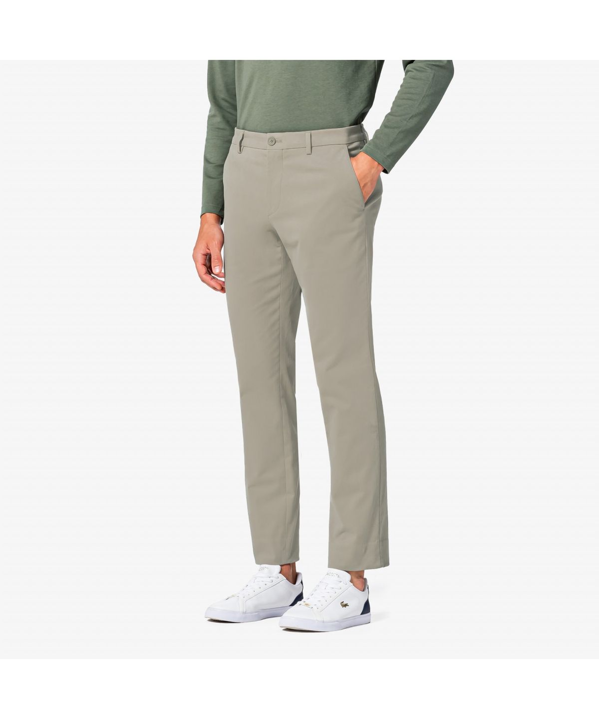 라코스테(LACOSTE) 남성 브러쉬드 치노 팬츠 HH577E-55N CCA