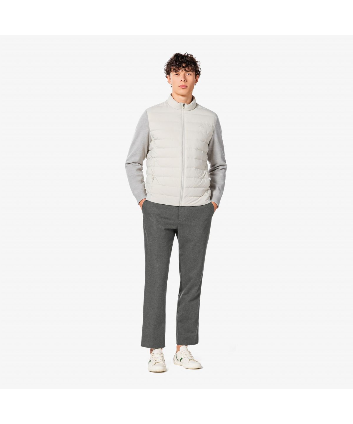라코스테(LACOSTE) 남성 울라이크 헤링본 슬랙스 HH632E-55N CCA