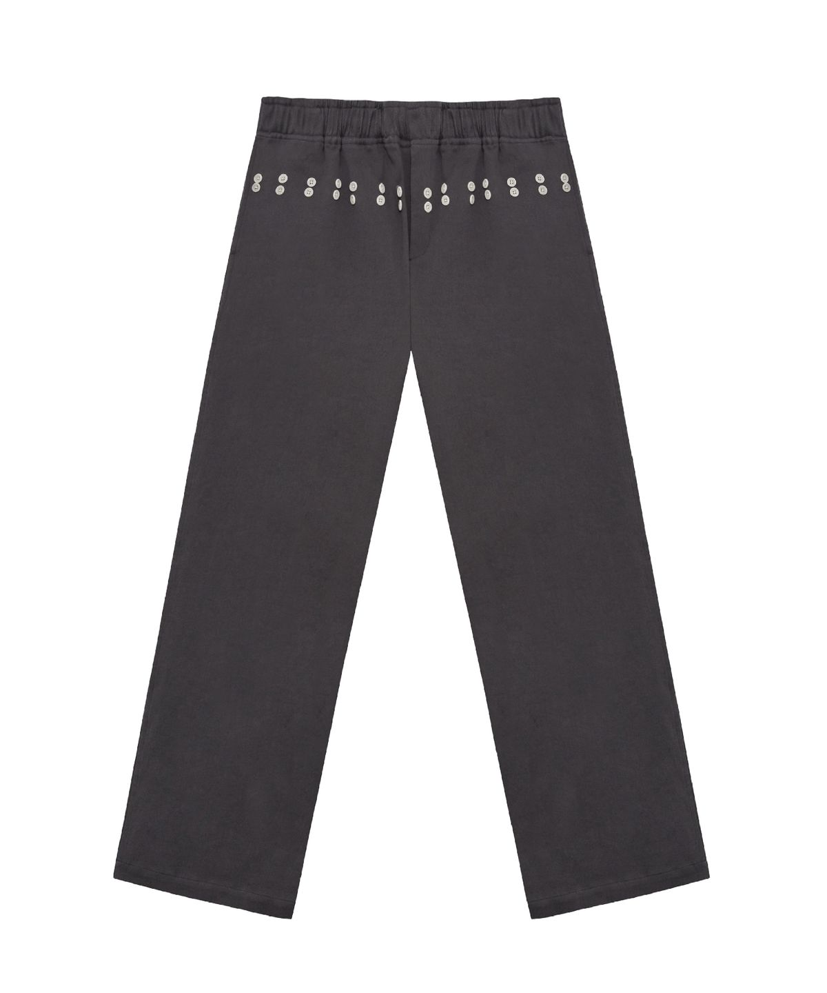 크래피룸(CRAPPYROOM) DONT PUSH MY BUTTONS TROUSER (CHARCOAL)