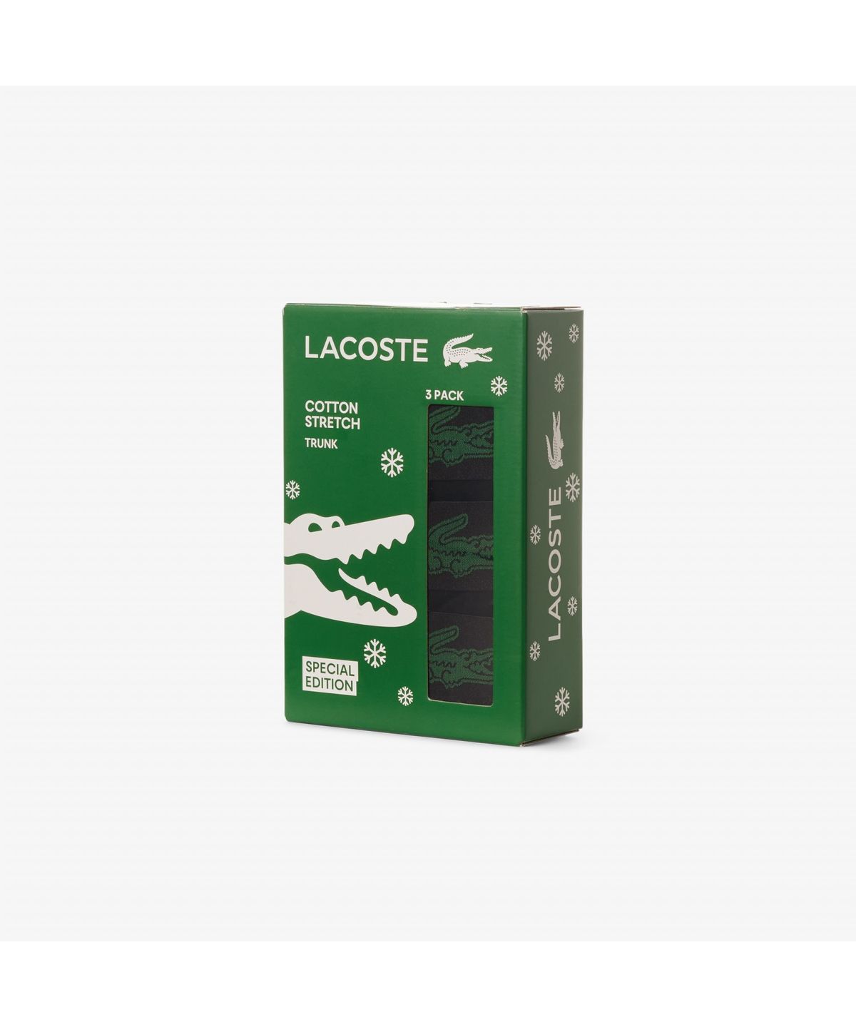 라코스테(LACOSTE) 남성 블랙 코튼 남성 브리프 3PACK 5H4962-55N 031