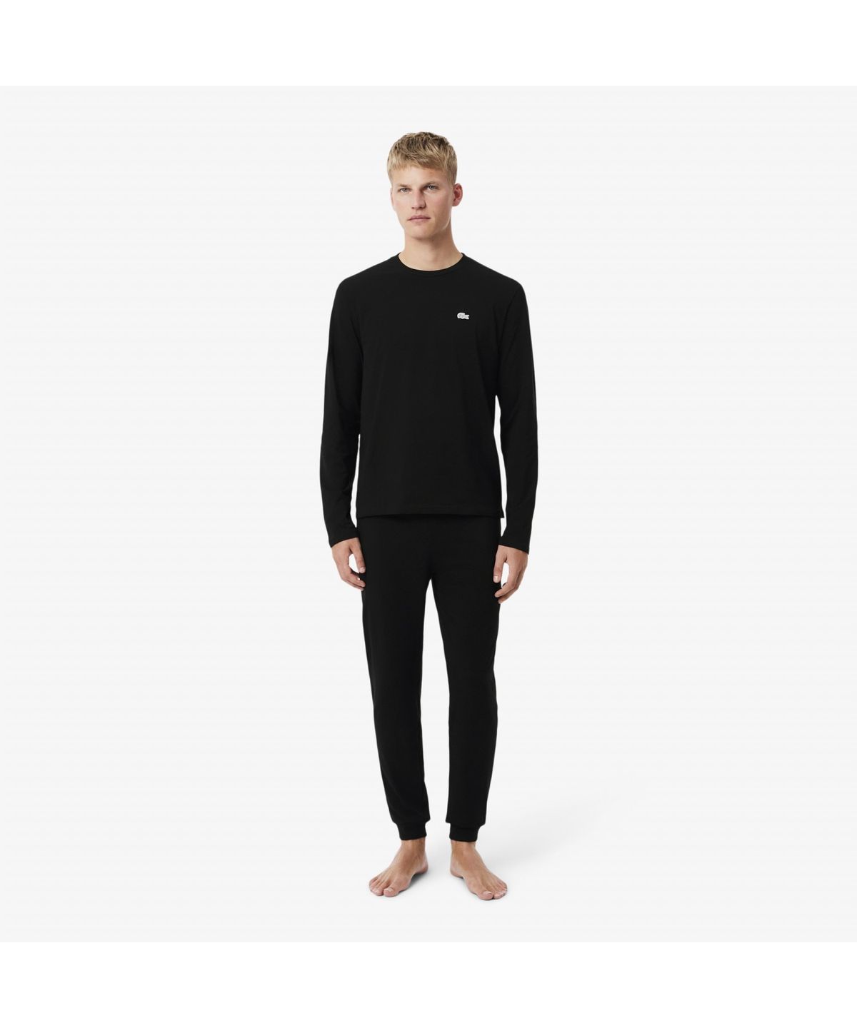 라코스테(LACOSTE) 남성 홀리데이 코튼 파자마 세트 4H6426-55N N1D