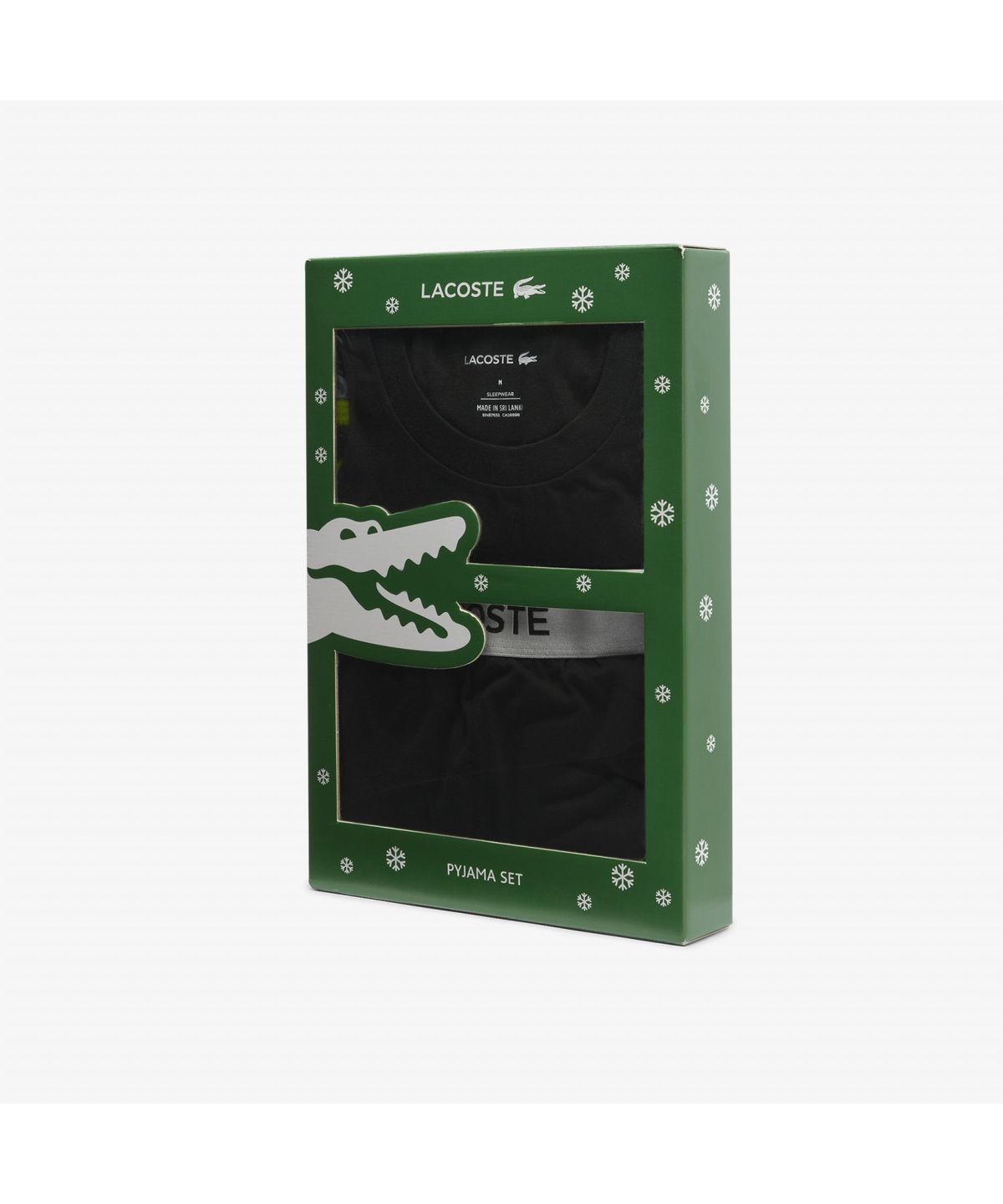 라코스테(LACOSTE) 남성 홀리데이 코튼 파자마 세트 4H6426-55N N1D