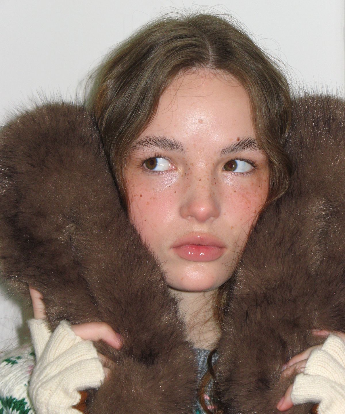 포기무디(FOGGY MOODY) Fur Baby 0013-2. Raccoon Flats - 2colors