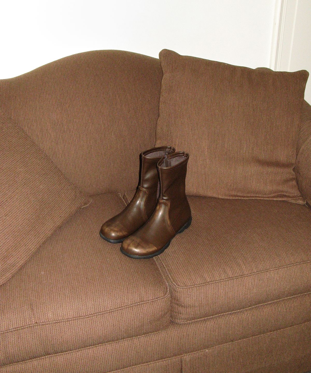 포기무디(FOGGY MOODY) Gloomy 0031. Spandex Ankle Boots - 2colors